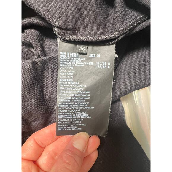 Prada Women's Black Midi Fit & Flare Side Zip Stretch Dress Size EU 46/US 12 - Picture 10 of 12